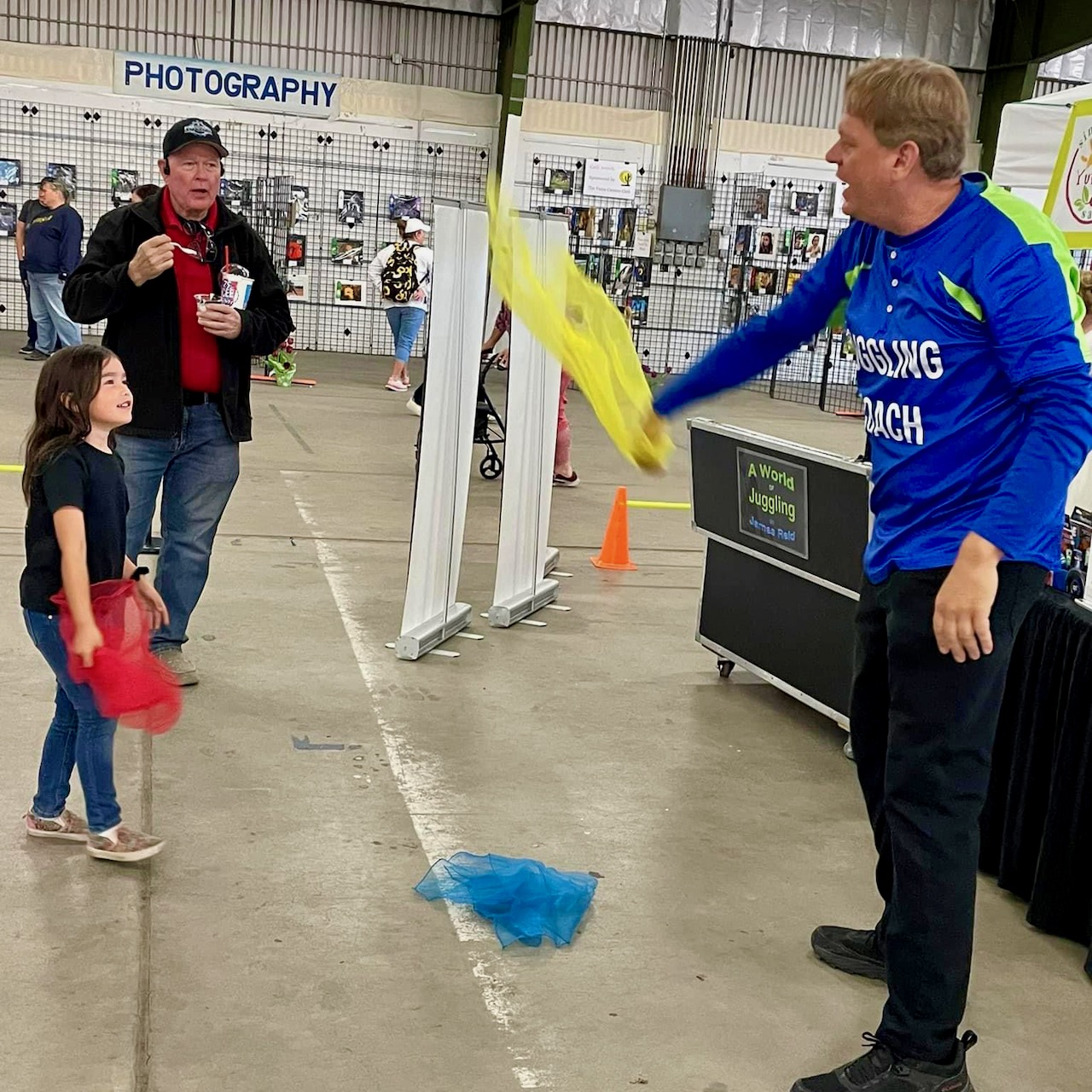 Scarf Juggling Lesson